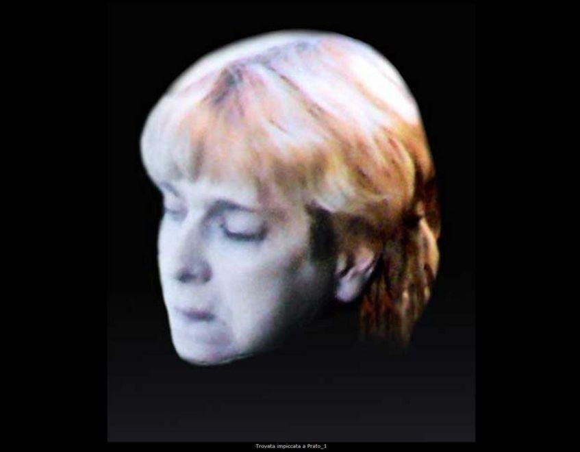 Un'elaborazione grafica del volto della donna trovata morta in via di Cavagliano