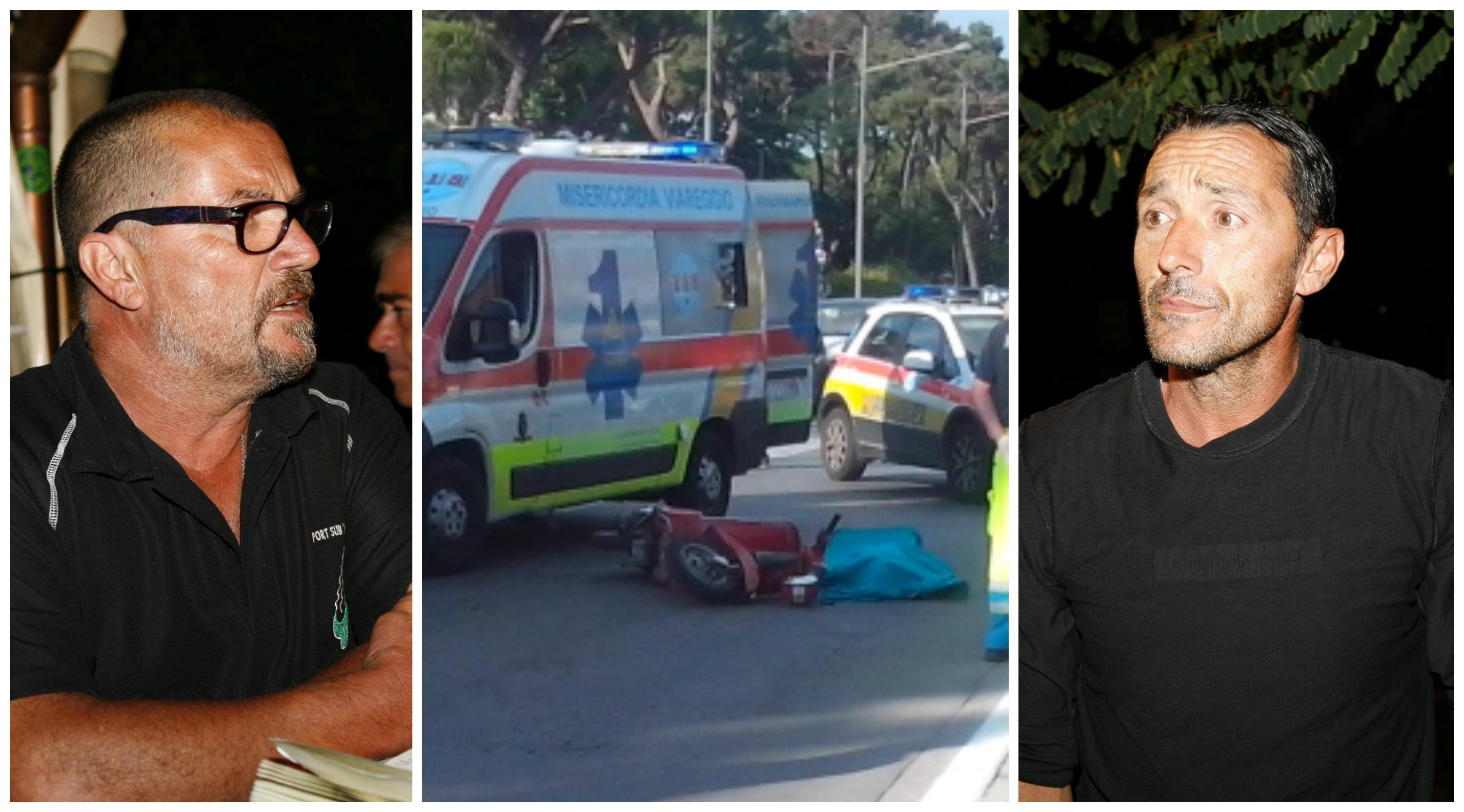 Da sinistra, l'omicida Nicola Guidotti, il luogo dell'omicidio e la vittima, Mario Guidotti