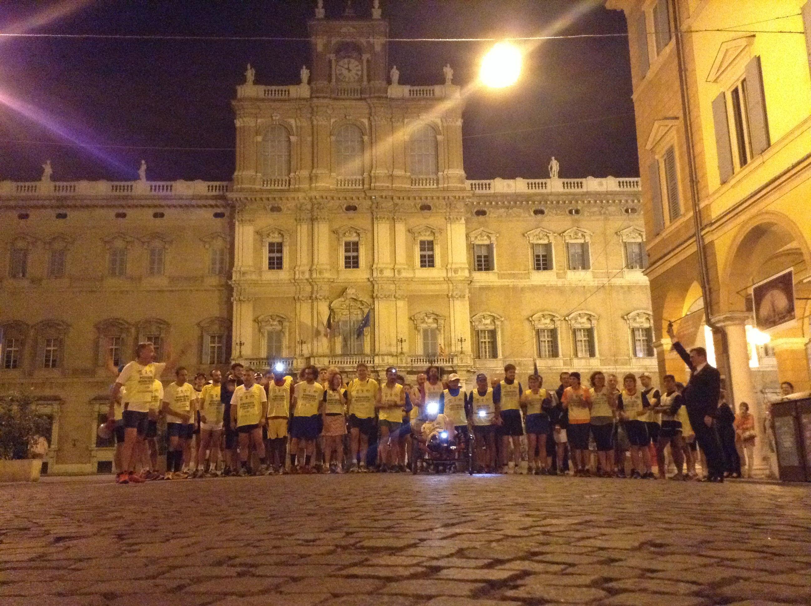 Da Modena di corsa fino all’Abetone, notte da 100 chilometri 