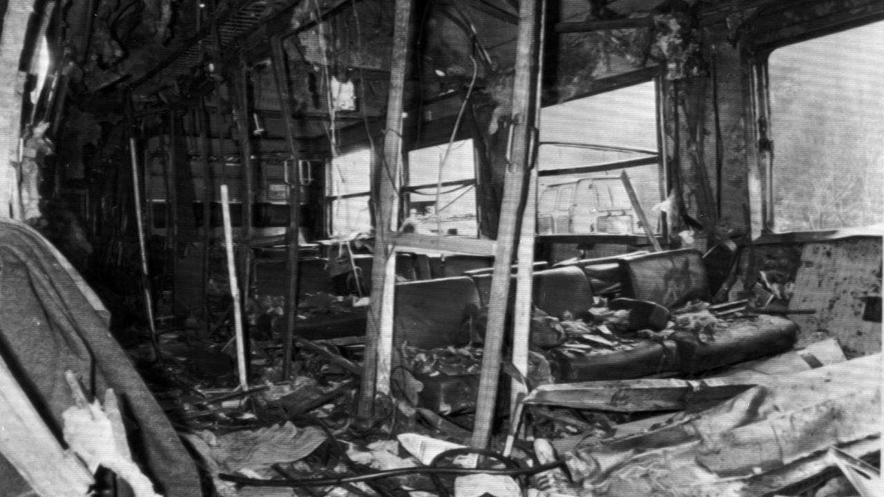 Un'immagine della strage del Rapido 904