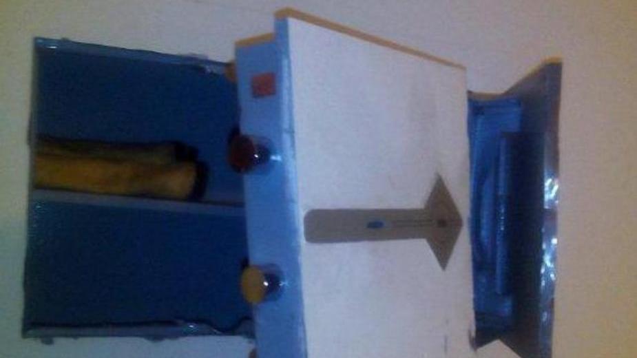 La cassaforte forzata nell'abitazione