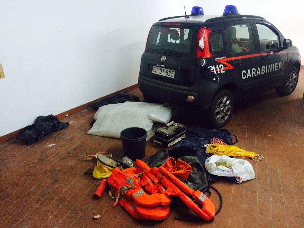 la refurtiva recuperata dai carabinieri della Maddalena