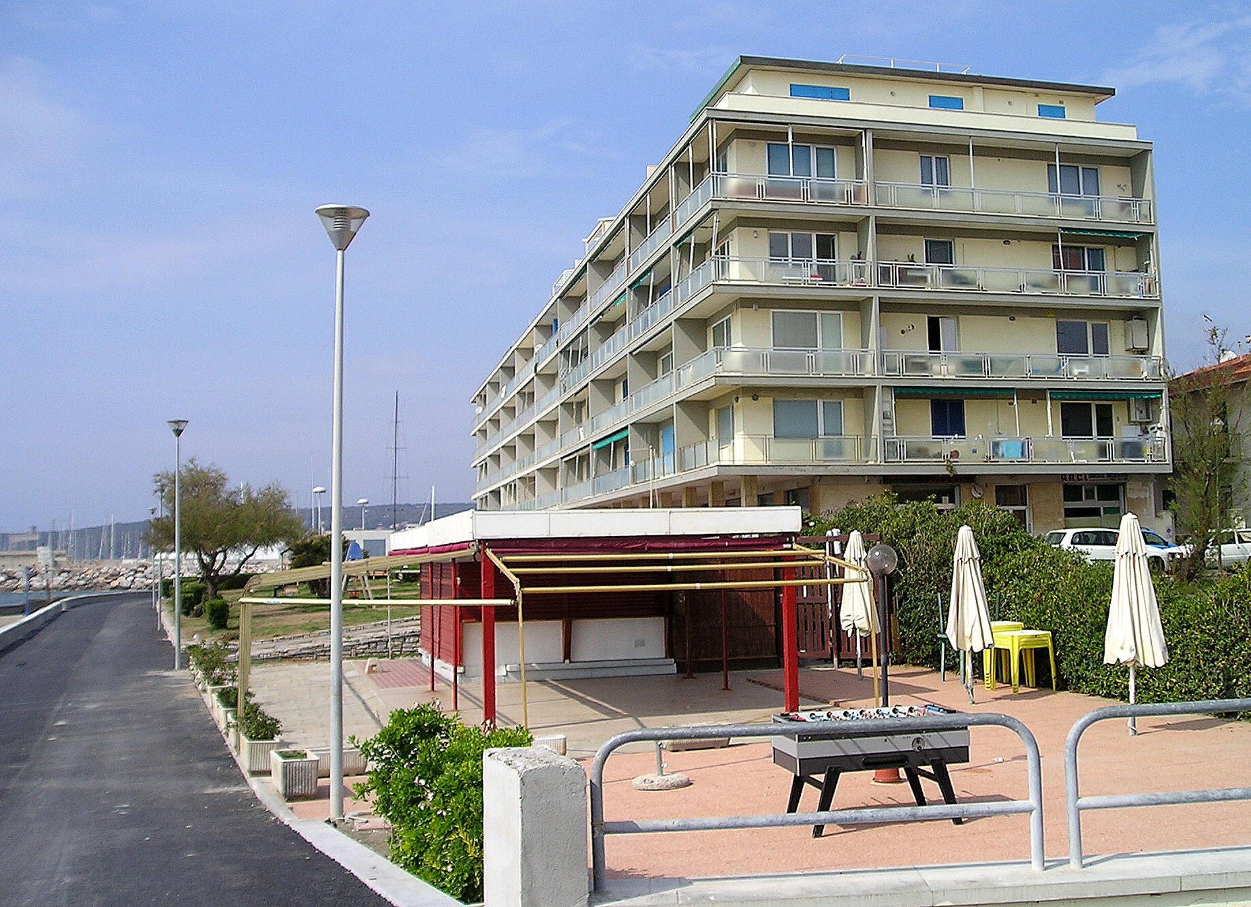 La zona di palazzo Silt, dove il disabile ha parcheggiato
