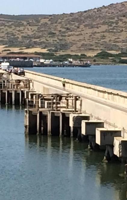 Il ponte di Marceddì, finalmente una strada 