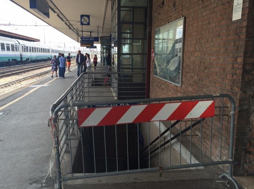 È partita la riqualificazione del sottopasso della stazione 
