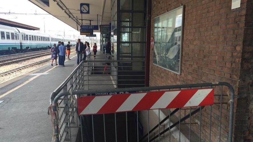 È partita la riqualificazione del sottopasso della stazione
