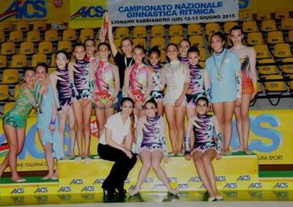 La Gym Star al secondo posto ai campionati Aics di Udine