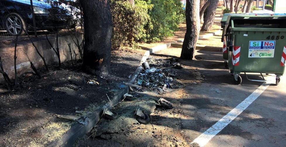 Le fiamme minacciano pineta Marradi 