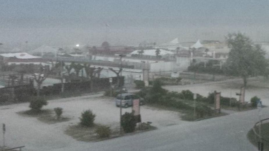 Forte vento, tempesta di sabbia