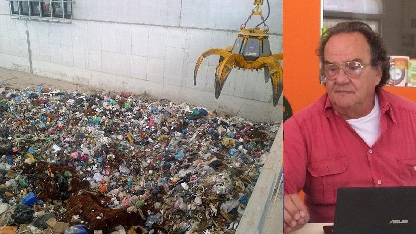 Un'immagine dell'impianto delle Strillaie e, a destra, Roberto Barocci del Forum Ambientalista