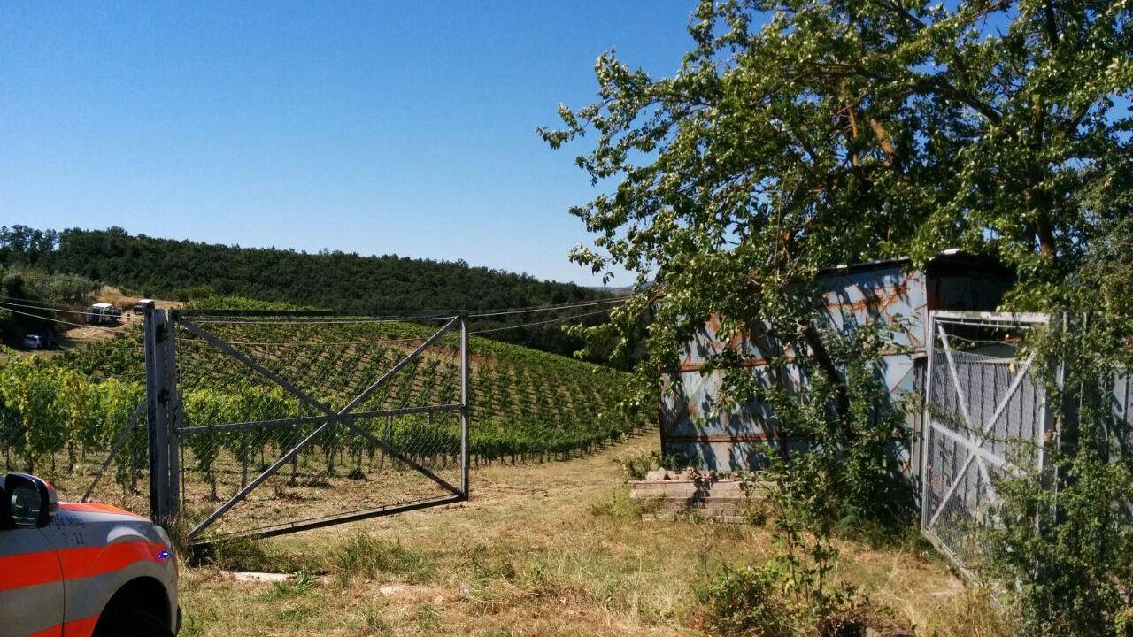 La zona dove è avvenuto l'incidente