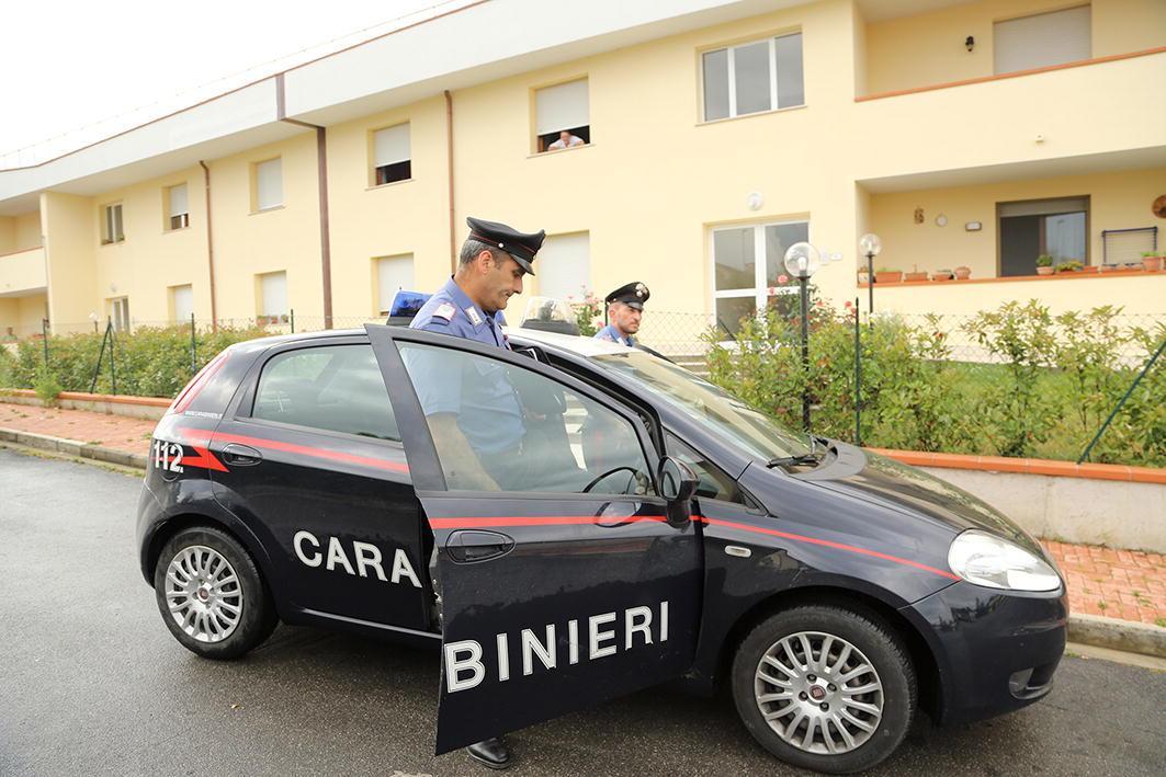 Un intervento dei carabinieri (foto archivio)