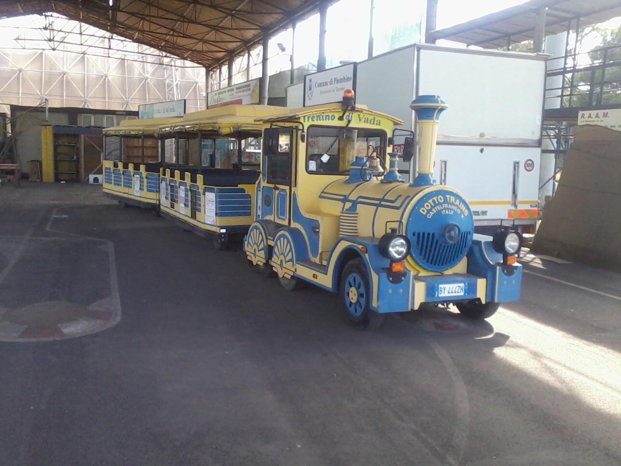 Il trenino usato a Vada