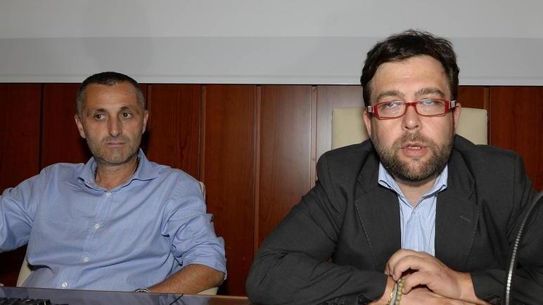 La conferenza stampa della polizia
