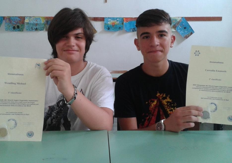 Santa Teresa, due studenti del Magnon brillano a Quartu