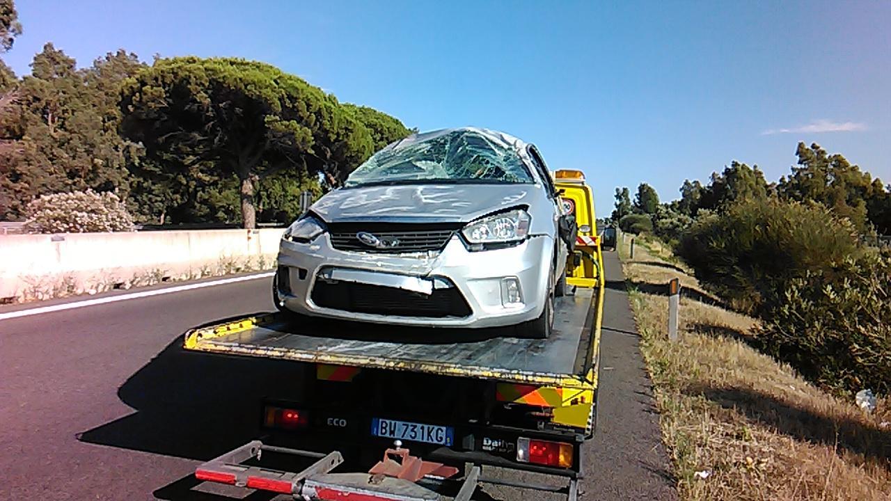 L'auto coinvolta nel terribile schianto sulla 131