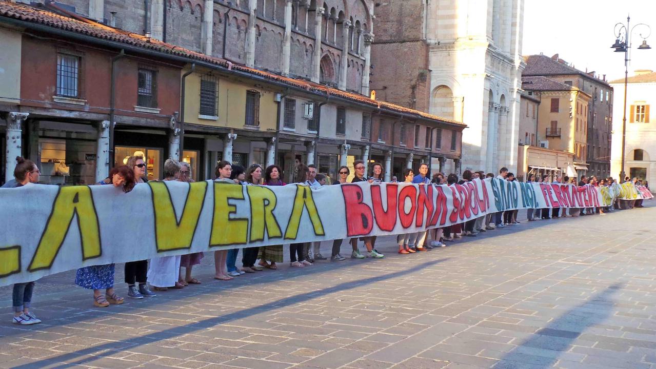 La protesta contro la Buona scuola