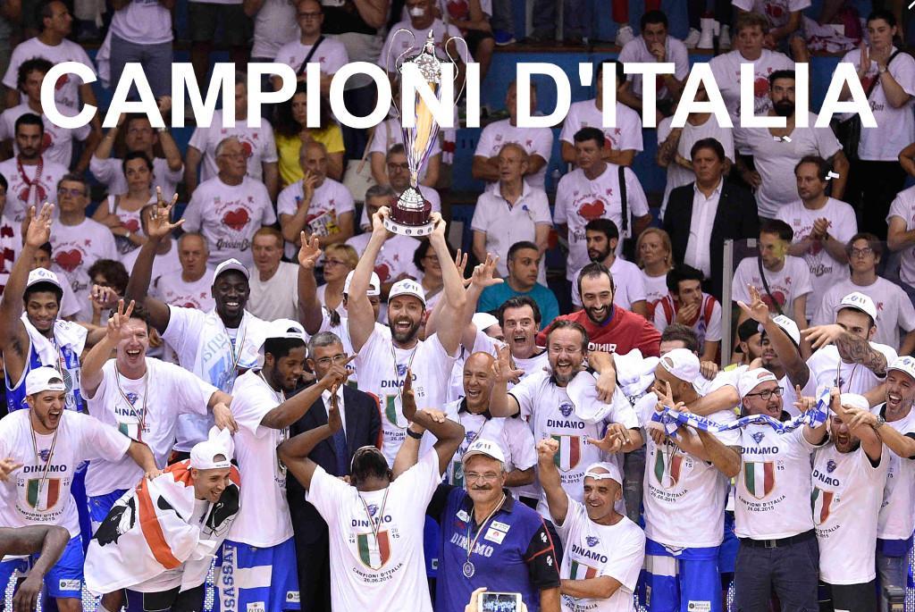 La festa della Dinamo dopo la conquista dello scudetto