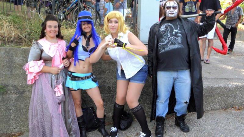 Cosplayer in Fortezza Nuova
