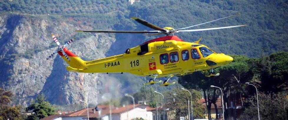 Incidente sulla provinciale, grave centauro 