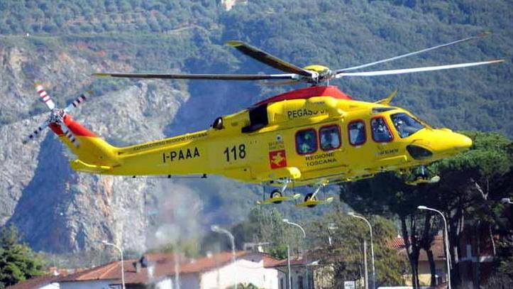 Incidente sulla provinciale, grave centauro