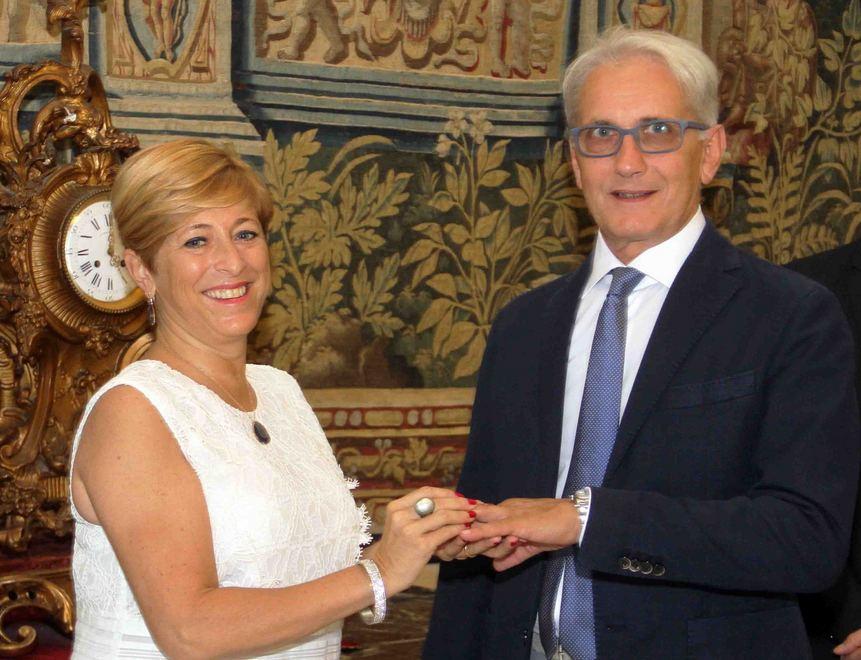 Zappaterra e Ricci  si sono sposati 