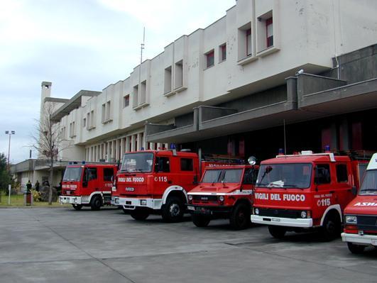 Il comando provinciale dei vigili del fuoco