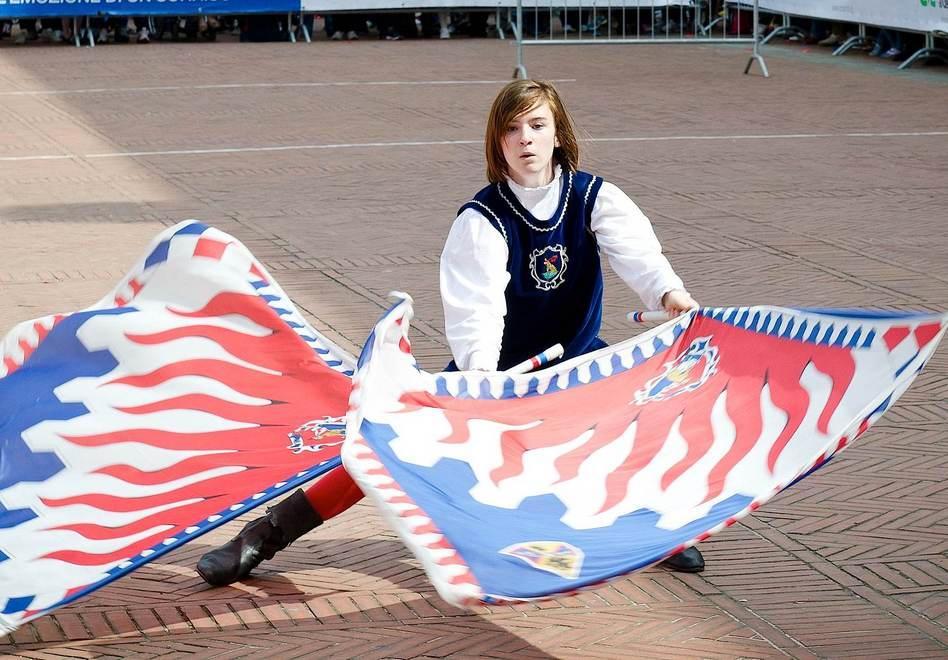 Primi titoli nazionali per i piccoli sbandieratori