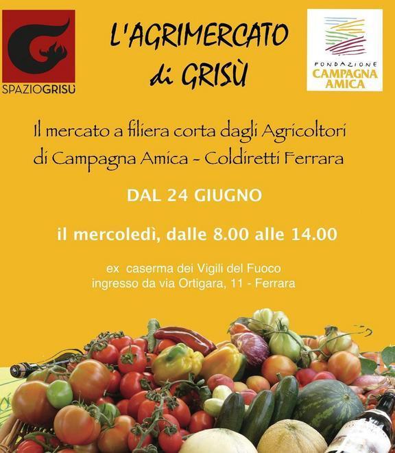 Un agrimercato allo Spazio Grisù 