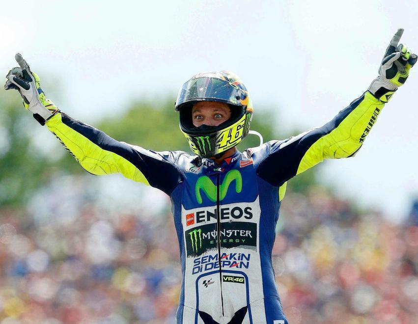 Per Valentino una vittoria da leggenda 