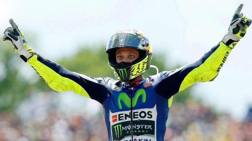 Per Valentino una vittoria da leggenda
