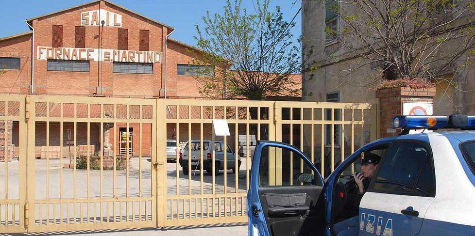 La fornace  dove avvenne l'incidente mortale