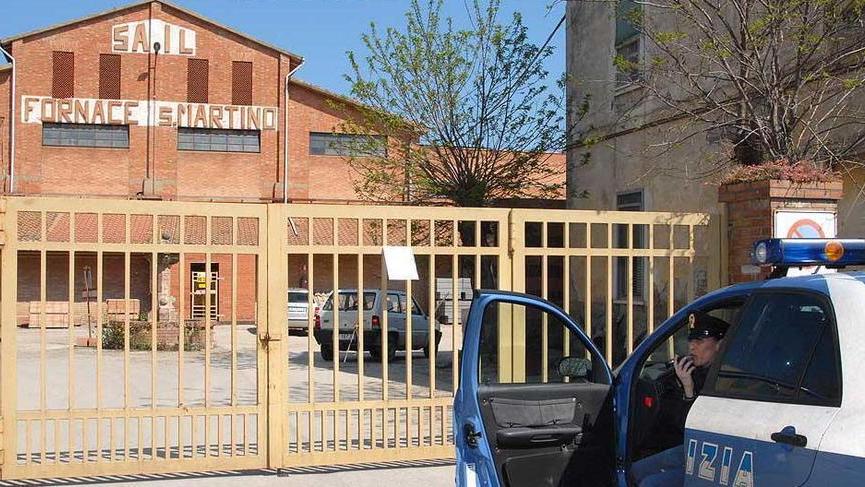 La fornace dove avvenne l'incidente mortale