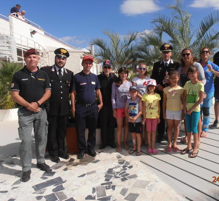 Al lido coi bimbi bielorussi