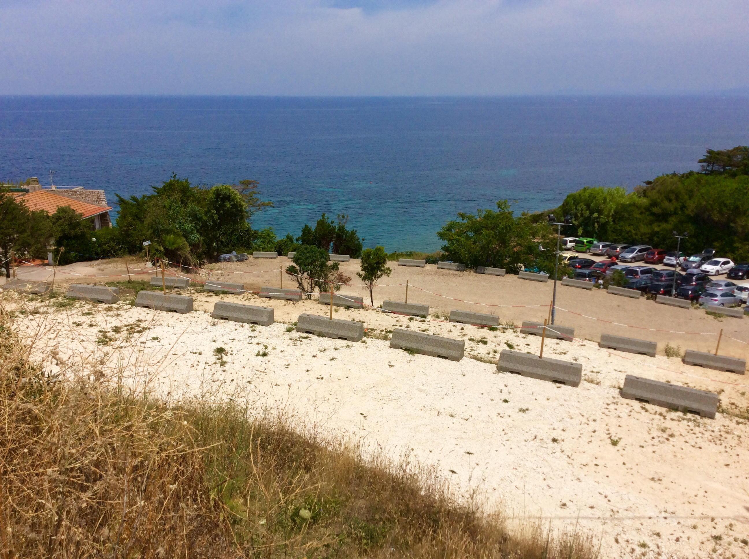 L'area di sosta a Capobianco (foto dio Gio' Di Stefano)