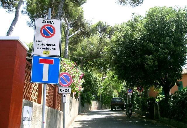Un cartello della Ztl