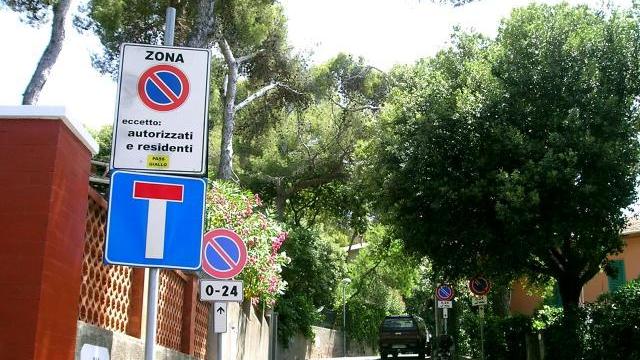 Un cartello della Ztl