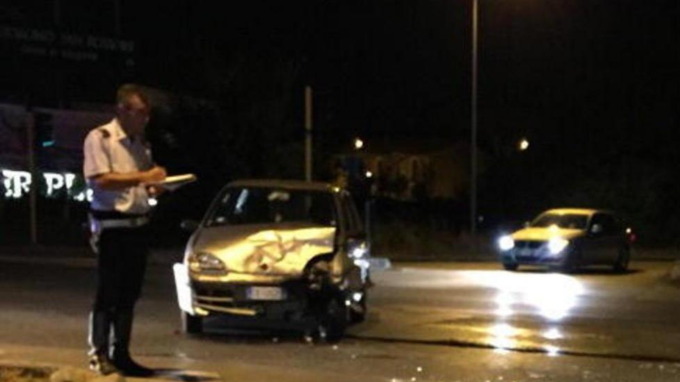 Incidente tra auto sull’Aurelia