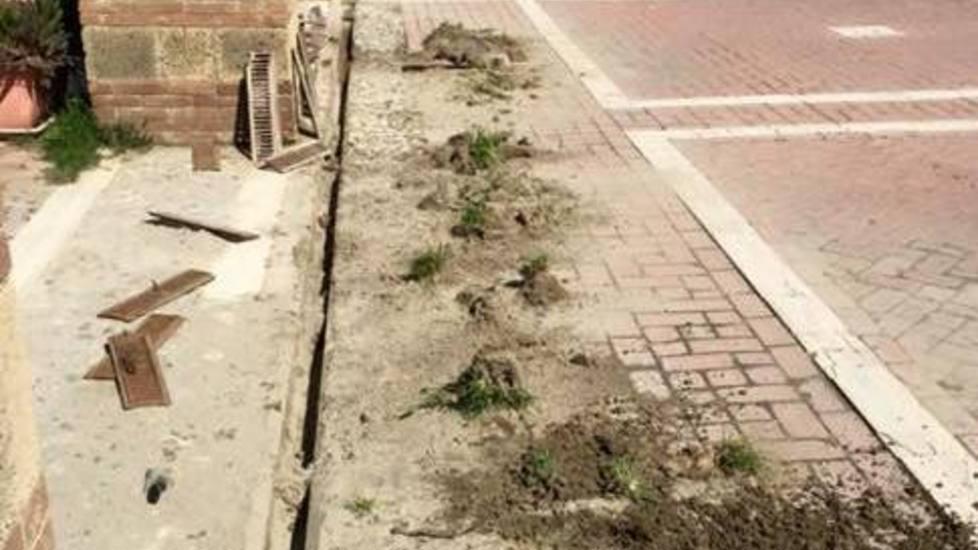 Caditoie trappola sulla passeggiata