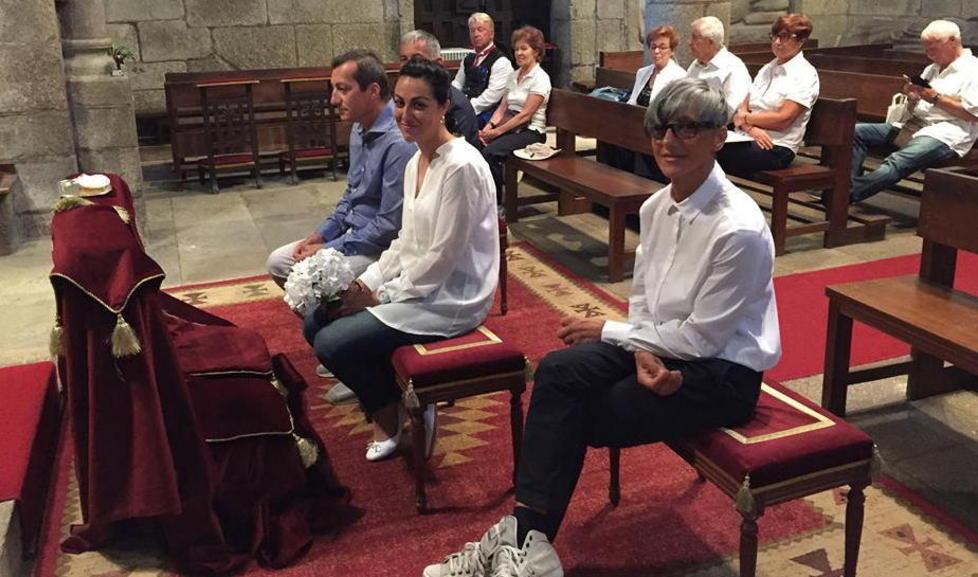 Le nozze di Luisa Bicocchi e Walter Meschini nella cattedrale di Santiago de Compostela