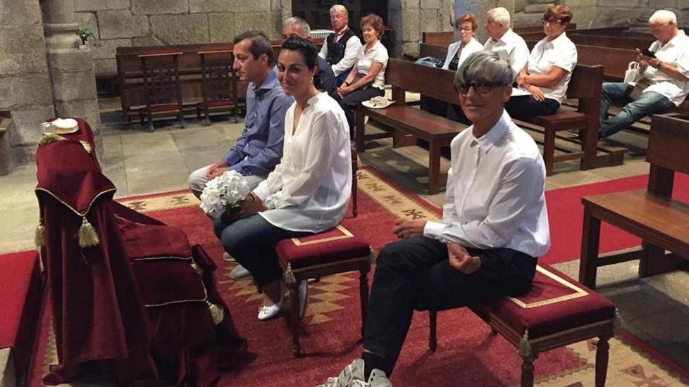Le nozze di Luisa Bicocchi e Walter Meschini nella cattedrale di Santiago de Compostela