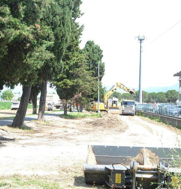 Parcheggio gratuito sono partiti i lavori