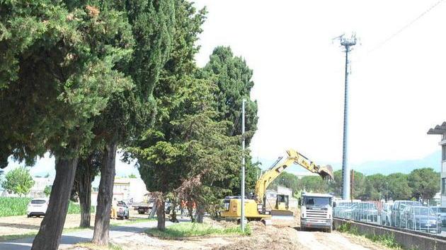 Parcheggio gratuito sono partiti i lavori