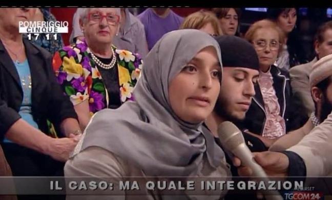 Maria Giulia Sergio ospite del programma "Pomeriggio 5" nel 2009 (foto TgCom 24)