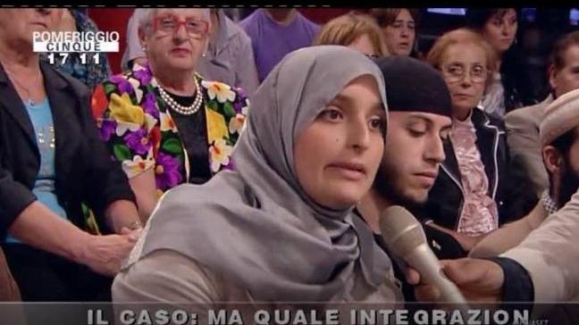 Maria Giulia Sergio ospite del programma "Pomeriggio 5" nel 2009 (foto TgCom 24)