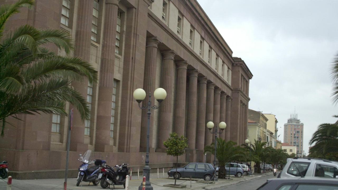 Il tribunale di Sassari dove si è tenuto il processo