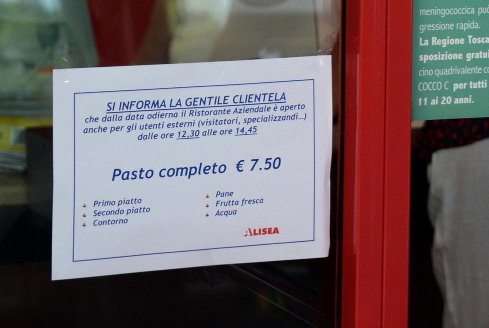 La mensa aziendale diventa per tutti il menu? sarà fatto a prezzi popolari 