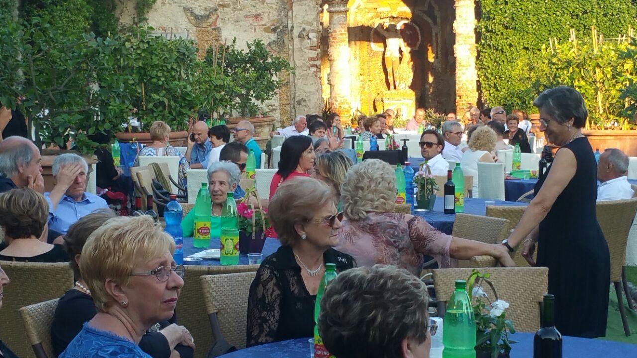 Un momento della cena dell'Att