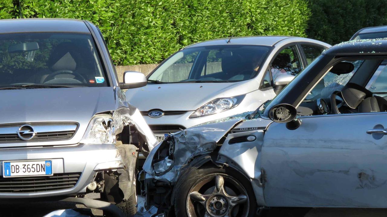 L'incidente di Poggio a Caiano (foto Batavia)
