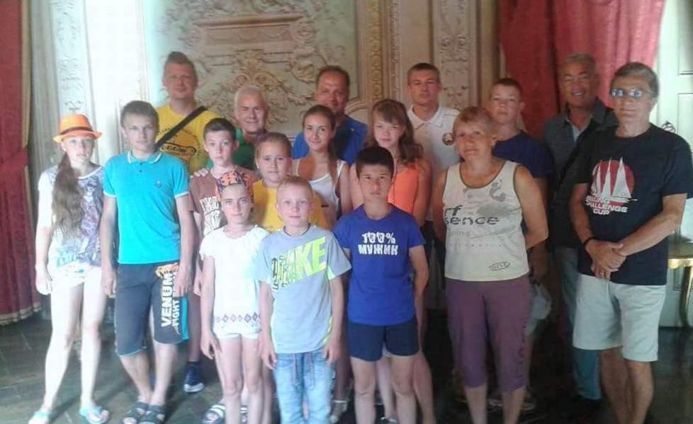 Atleti bielorussi nella Sala degli Specchi 
